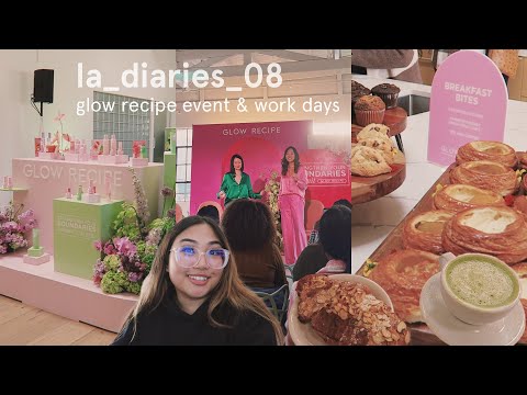 glow recipe summit in LA, in-office work day, chatty catch-up vlog 💘 la diaries ep 08