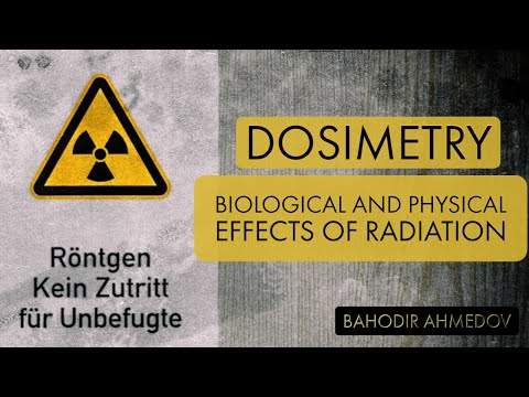 Measure Biological and Physical effects of Radiation (Dosimetry).