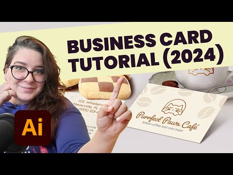 How to make a business card in illustrator (Beginner friendly)