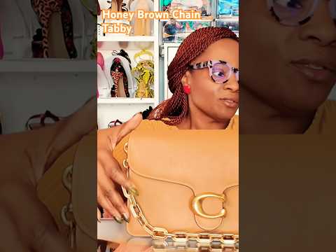 Coach Chain Tabby ( Honey Brown) #handbags #coachbag #bag #bagsonline #coach #viralshorts