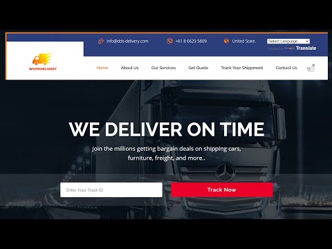 How to make a Courier logistics website with live map easily (Beginner's Guide)