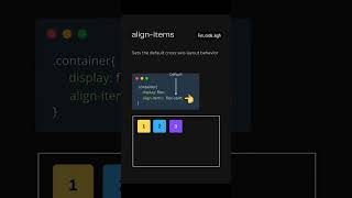 Css align-items.#css #viralshort #coding #webdesign
