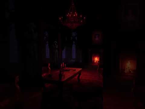 The Gothic Parlor Room | Midnight Whispers #darkacademia #piano #ambience #gothic