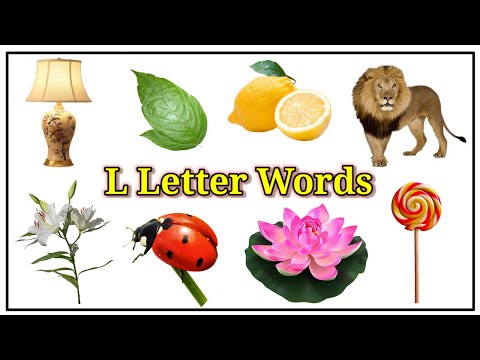 Alphabets | L Letter words | L Letters with Picture @funnlearnpreschool6016