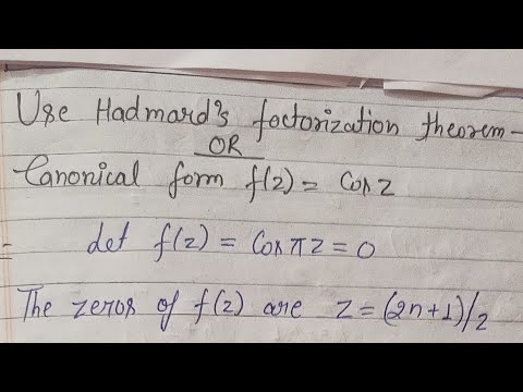 Complex analysis #importantquestionforexam#f(z)=Cosz write as canonical form#viralvideo#maths#exam