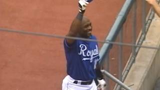 Reggie Sanders becomes the 5th member of the 300-300 club | June 10, 2006 | Royals vs. Devil Rays