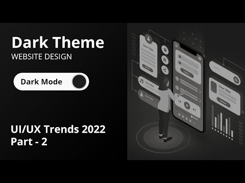 Dark Theme Website Design Trends 2022 | UI/UX Trends 2022 | Part - 2 | Black Websites