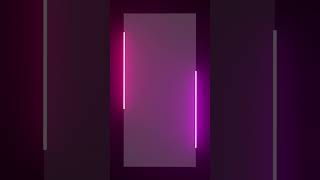 Glowing frame black screen | Neon light border | Frame template video background
