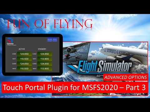 Touch Portal Plugin & MSFS2020 SimConnect (Part 3 - ADVANCED OPTIONS) Variable Decimal Place Output