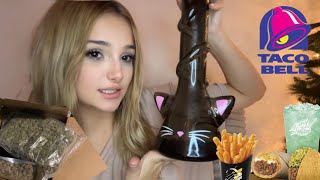 smoke sesh + taco bell