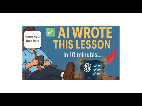 Make Lesson Planning Super Easy With ChatGPT!