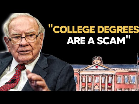 Warren Buffett EXPOSED College Degrees: "You Don't Need College Degrees To Get Rich"