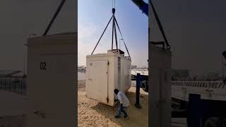 The unloading of 500kva generator in three phase #viral #goodvibes #work