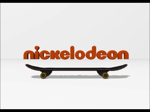 Nickelodeon Skateboard Colourful Logo Effects