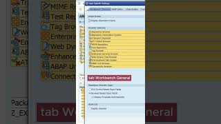 Menu customization in SE80 - more space for programs #abap #sap #se80
