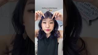 cutting wolf cut layers 😏