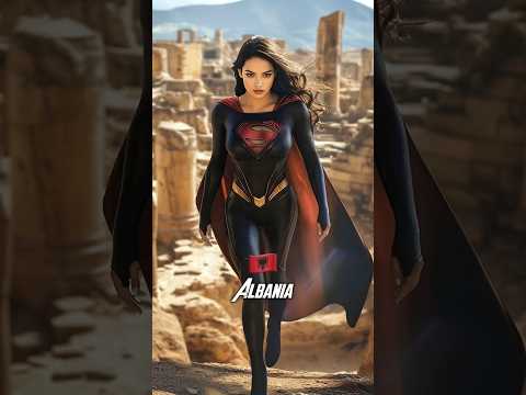 Countries as Supergirls 🔥🔥 | PT.4 #aiart #midjourney #aivideo #supergirl