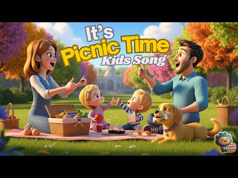 ☀️It's Picnic Time🧺 | Picnic Song | Happy Kids Songs | Nursery Rhyme | Toddler Song | 3D Animation