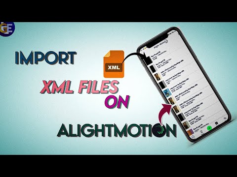 How To Import Xml files on alightmotion|| import xml files in alightmotion || gopiteluguedits