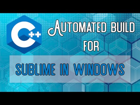 Automated build for Sublime in Windows (with CMake)
