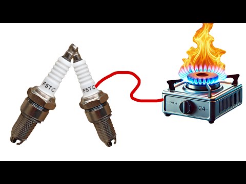 Getting Free Lifetime Cooking and Heating Gas From Spark Plug
