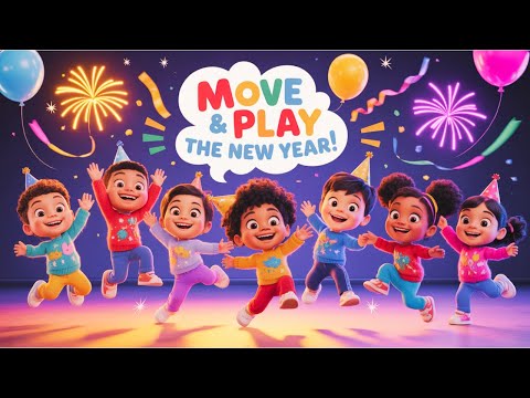NEW YEAR FUN STARTS HERE 🎉 | Kids Dance, Move & Learn Game
