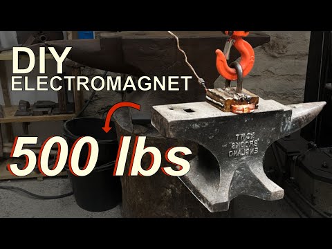 DIY Electromagnet — Lifts more than 500LBS/225KG!!