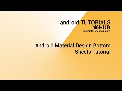 Android Material Design Bottom Sheets Tutorial