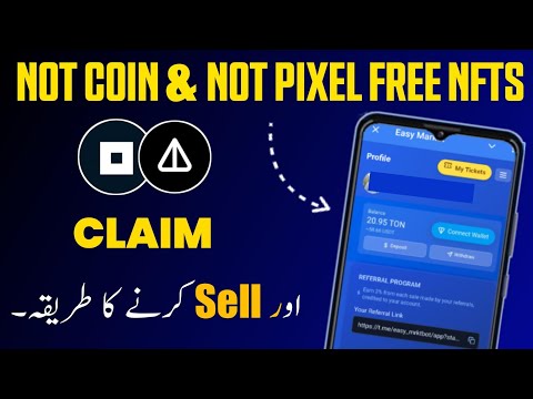 How to claim and Sell Notcoin and Notpixel NFT || Notcoin and Notpixel NFT full details