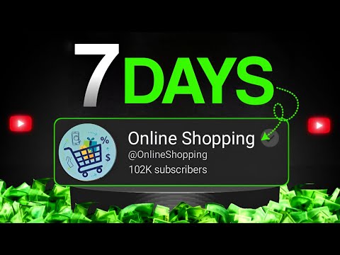 I Run a SHOPPING Channel For 7 Days (1000 Subscribers Challenge)
