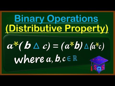 Distributive Property (Binary Operations) Simply Explained || Full Lesson || Detailed Explanation