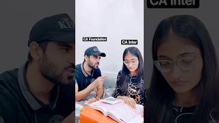CA Inter CA Foundation funny reel #icai #castudies #caexams
