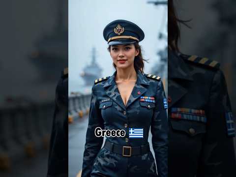 Naval Beauties 🚢 Countries as Women in the Navy -2#admiralbl  #navy #naval #motivation #girl #shorts
