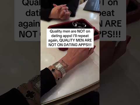 Quality men are not on dating apps.  #feminineenergy #datingapps #datingadviceforwomen