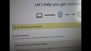 How to fix No DHCP server found error in Windows 11