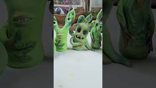 polymer clay lil greenies