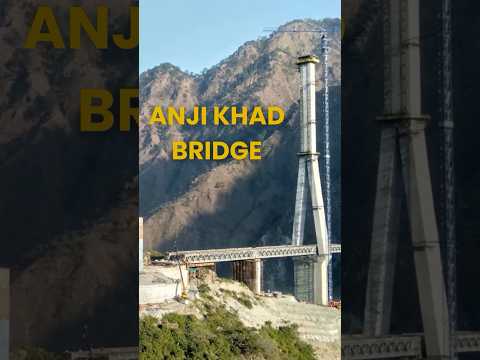 Anji Khad Bridge Facts #shorts  #infrastructureindia #india