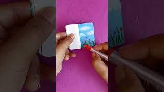 Mini Art ideas for Beginners #easyandsimple #minidiary #brushpens #artideas #shorts