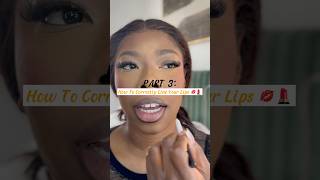 Part 3: How to correctly line your lips💄 #howtodraw #makeuptipsforbeginners #makeuptipsandtricks