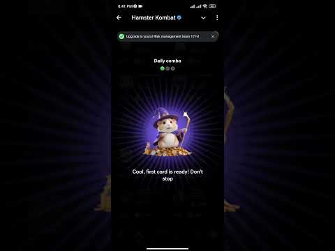 Hamster Kombat Daily Combo Card August 19-20