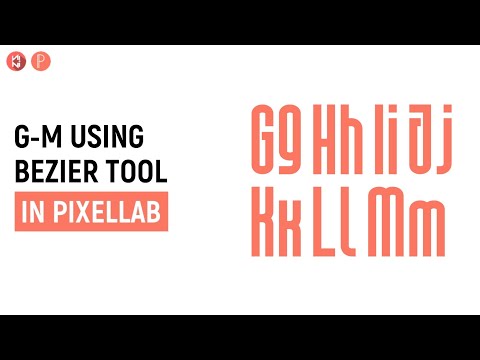How to Create G-M Using Bezier tool in PixelLab | PixelLab tutorial | Smartphone tutorial | Part 2