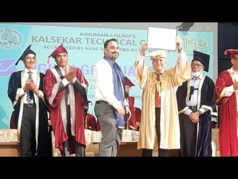Receiving my Ph.D. degree at the hands of Padma Shri Dr. Zahir I. Kazi