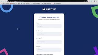 Learn with HNG- PiggyVest sign-up(just html & css)