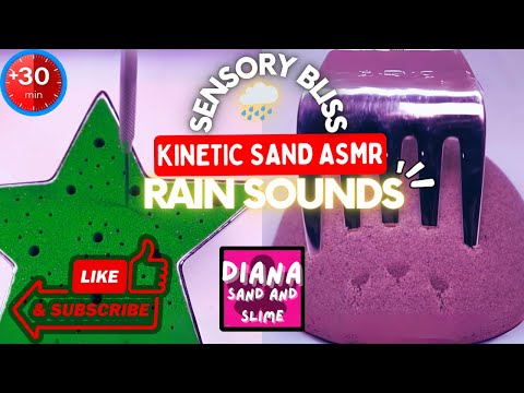 Escape into the Soothing World of Kinetic Sand ASMR | Part 6 #asmr #rain #sand #asmrsounds #asmrdeli
