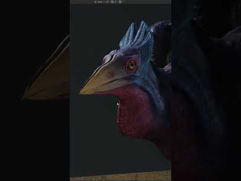ChooChoo - creature for  Pc VR game. #vr #vrgame #creature #realtime #gameready #lowpoly #blender