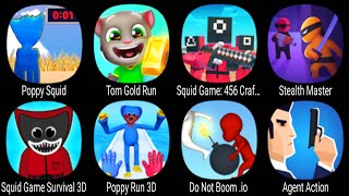 Poppy Squid, Tom Gold Run, Squid Game 456 Craft Survival, Stealth Master, Squid Game Survival 3D ...