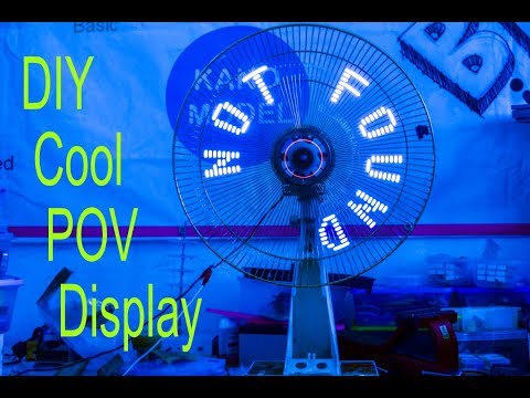DIY COOL POV led display : Great scoot upgraded project #11