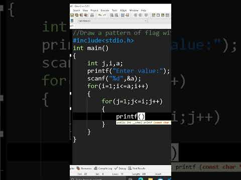 How to draw flag  pattern with star using c programing language ****