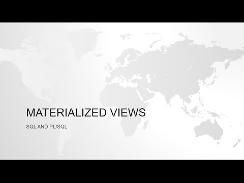 Materialized Views in Oracle ( Part - 1 Introduction)