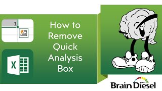 Remove Quick Analysis Box